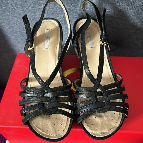 Geox Open Toe Wedge Heel - Picture 4 of 5